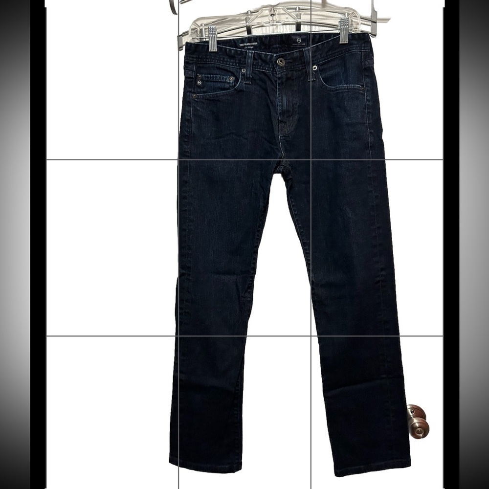 AG The Matchbox Slim Straight Jeans Men’s 30‎ Adriano Goldschmied Blue Denim USA